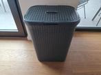 Curver Style Wasmand met Deksel - 60L - Antraciet, Ophalen, Gebruikt, Grijs, Overige typen