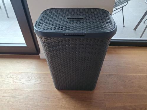 Curver Style Wasmand met Deksel - 60L - Antraciet, Huis en Inrichting, Badkamer | Badtextiel en Accessoires, Gebruikt, Overige typen