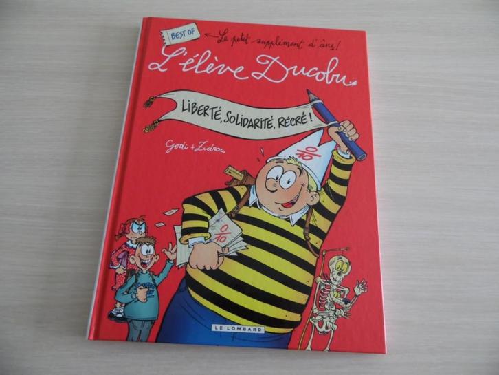 L'ÈLÈVE DUCOBU  LIBERTÉ, SOLIDARITÉ, RÉCRÉ !   BEST OF  V.O., Boeken, Stripverhalen, Zo goed als nieuw, Eén stripboek, Ophalen of Verzenden