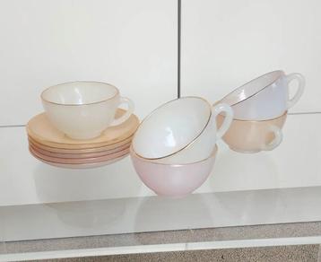 Tasses à pastel Arcopal 11 sets, Enlèvement ou Envoi, Verre