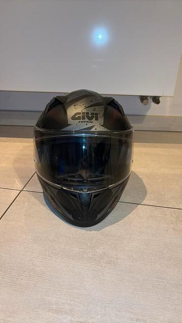 GIVI 50.7 Proton Mat Zwart-Titanium - Rood beschikbaar voor biedingen