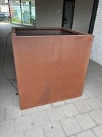 Cortenstaal plantenbak 100x100x100, Tuin en Terras, Ophalen, 100 cm of meer, Vierkant, Zo goed als nieuw