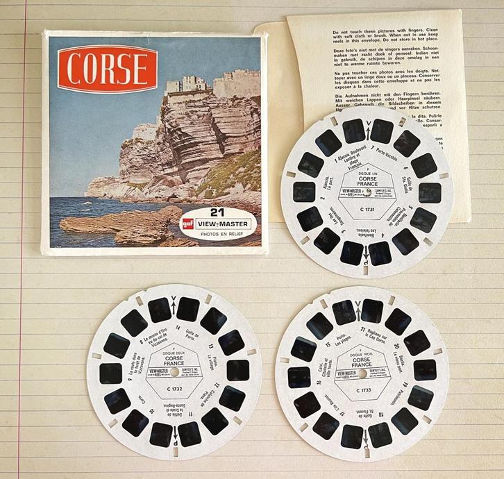 View-Master Corse, Antiek en Kunst, Antiek | Speelgoed, Ophalen of Verzenden