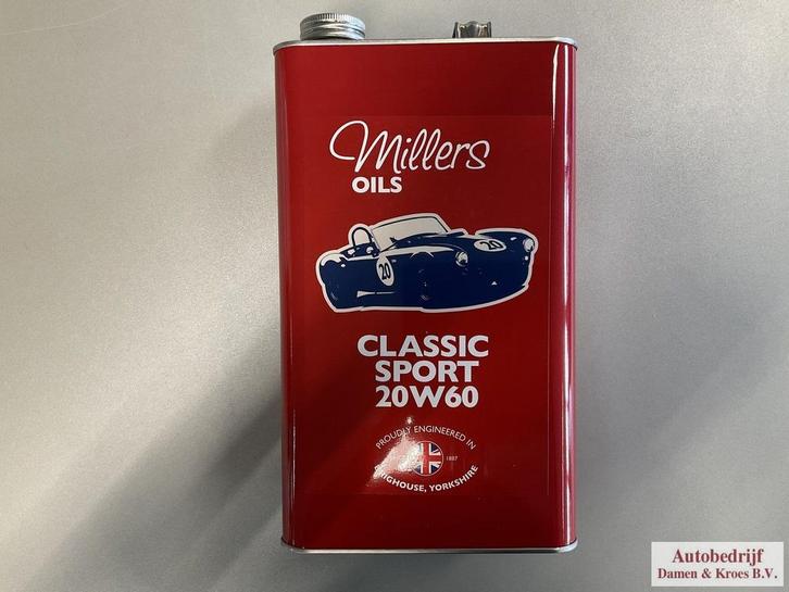 Miller Oils Classic SPORT 20W60 5 Liter, Auto diversen, Onderhoudsmiddelen, Ophalen of Verzenden