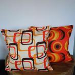 Retro vintage stijl kussenhoezen 45 x 45 cm diverse modellen, Verzenden, Nieuw, Overige kleuren, Vierkant