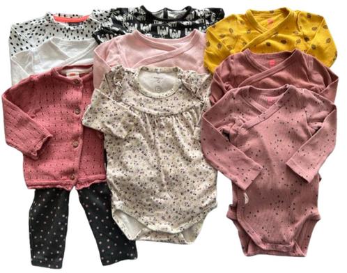 Pakket van 10 stuks babykledij - 62 - Pre Loved, Kinderen en Baby's, Babykleding | Maat 62, Zo goed als nieuw, Meisje, Overige typen