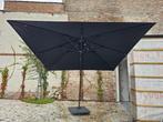 Parasol met voet, Ophalen, Kantelbaar, Gebruikt, Zweefparasol