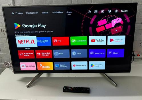 Sony Bravia Android Smart 4K UHD 43” zo goed als nieuw, Audio, Tv en Foto, Televisies, Zo goed als nieuw, 4k (UHD), Sony, Smart TV