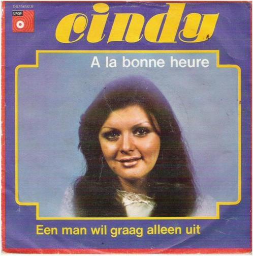 Cindy: "A la bonne heure"/Cindy-SETJE!, CD & DVD, Vinyles | Néerlandophone, Enlèvement ou Envoi