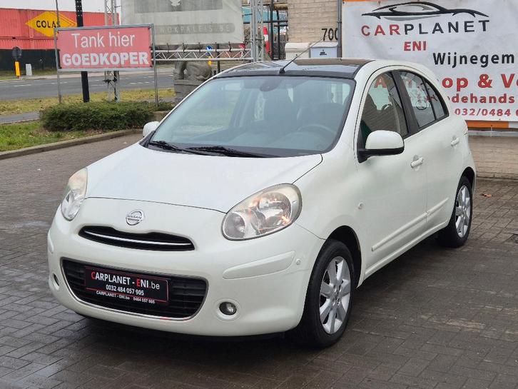 Nissan Micra 1.2benzine 72kw sedan5d 76.000km met garantie, Autos, Nissan, Entreprise, Achat, Micra, ABS, Régulateur de distance