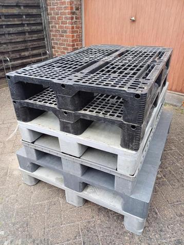 Paletten te koop // Kunststof en plastic (7 stuks) beschikbaar voor biedingen