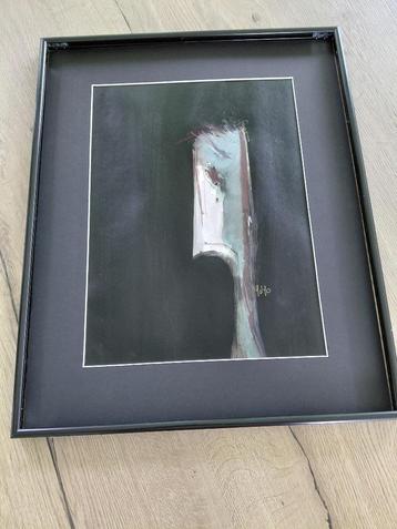 Aquarel 42 cm/52 cm beschikbaar voor biedingen
