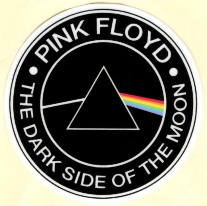 Pink Floyd Dark Side of the Moon sticker #2, Verzamelen, Muziek, Artiesten en Beroemdheden, Nieuw, Verzenden