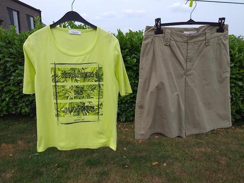 Bermuda short MAC + t-shirt assorti  40, Vêtements | Femmes, Packs de vêtements pour femmes, Comme neuf, Taille 38/40 (M), Enlèvement ou Envoi