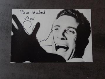 Ancienne photo de Gilbert Bécaud + dédicace, Enlèvement