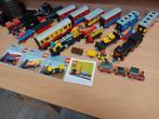 Lego oude treinen en wagons en enkele instructieboekjes, Ophalen, Zo goed als nieuw, Lego