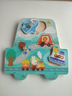 Puzzle sonore Janod - Les ptits bolides, Enfants & Bébés, Jouets | Puzzles pour enfants, Enlèvement ou Envoi, Utilisé, 6 mois à 2 ans