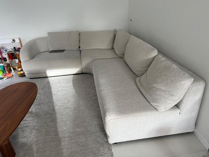 modulaire hoekzetel, Huis en Inrichting, Zetels | Complete zithoeken, Zo goed als nieuw, Stof, Ophalen