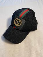 Zwarte Gucci pet, Kleding | Heren, Hoeden en Petten, Verzenden, Zo goed als nieuw, Pet