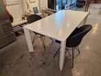 witte uitschuifbare tafel AlterEgo, Maison & Meubles, Enlèvement, Utilisé