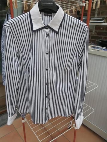 Blouse blauw wit streep Gerry Weber mt 40-42 beschikbaar voor biedingen