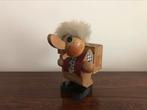 Retro vintage houten Noorse trol spaarpot telefoon, Ophalen of Verzenden, Gebruikt, Hout, Overige thema's