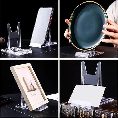 6 Stuks Acrylic / Plastic Displays / Houders, Diversen, Bureau-accessoires, Zo goed als nieuw, Ophalen of Verzenden