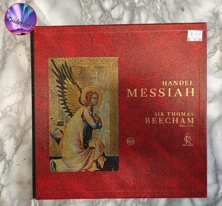 Handel Messiah - Sir Thomas Beecham, Cd's en Dvd's, Vinyl | Klassiek, Gebruikt, Barok, Opera of Operette, 12 inch, Ophalen