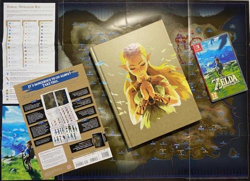 Zelda - Breath of the Wild + Guide Book, Consoles de jeu & Jeux vidéo, Jeux | Nintendo Switch, Comme neuf, Aventure et Action