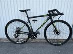 ELITE GRAVELBIKE / RACEFIETS 28 INCH 14 SPEED BLACK GREEN, Fietsen en Brommers, Fietsen | Racefietsen, Ophalen, 28 inch, Aluminium
