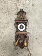 Zaanse wandklok met gewichten – Nederlandse stijlklok, Antiek en Kunst, Ophalen