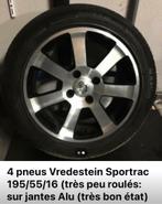 4 pneus VREDESTEIN sur jantes alu, très peu utilisés, Autos : Pièces & Accessoires, Pneus & Jantes, Enlèvement, Pneu(s)