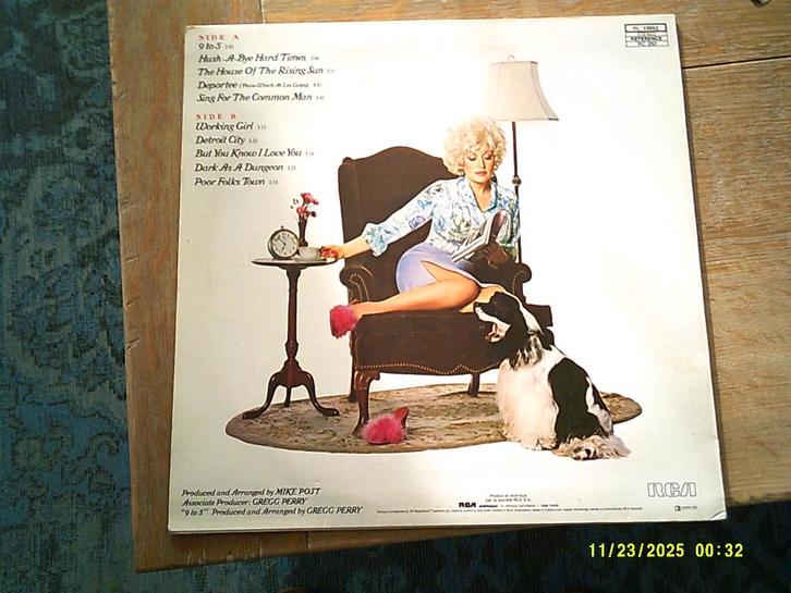 Dolly Parton – 9 To 5 And Odd Jobs/ vinyl Lp(1980), Cd's en Dvd's, Vinyl | Country en Western, Zo goed als nieuw, 12 inch, Ophalen of Verzenden
