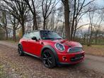 Mini Cooper 1.6i 122pk Red Hot, Auto's, Mini, Zwart, 4 cilinders, Leder en Stof, 127 g/km