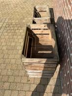 Houten kisten  4 stuks.    6€. Het stuk, Tuin en Terras, Ophalen, Zo goed als nieuw