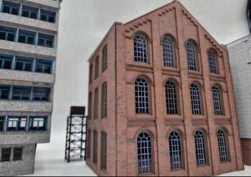 Modelbouw gebouw 1:76 OO schaal I & R Morley Main Building beschikbaar voor biedingen