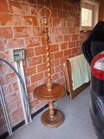 Staande lamp vintage retro met tafeltje., Ophalen, Zo goed als nieuw, Hout