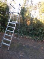 bordestrap trapladder tubesca raptor 6 treden in goede staat, Doe-het-zelf en Bouw, Ophalen, Gebruikt, Opvouwbaar of Inschuifbaar