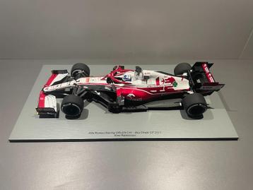 Kimi Raikkonen Alfa Romeo Sauber 'Last Race' 2021 Spark 1/18 beschikbaar voor biedingen