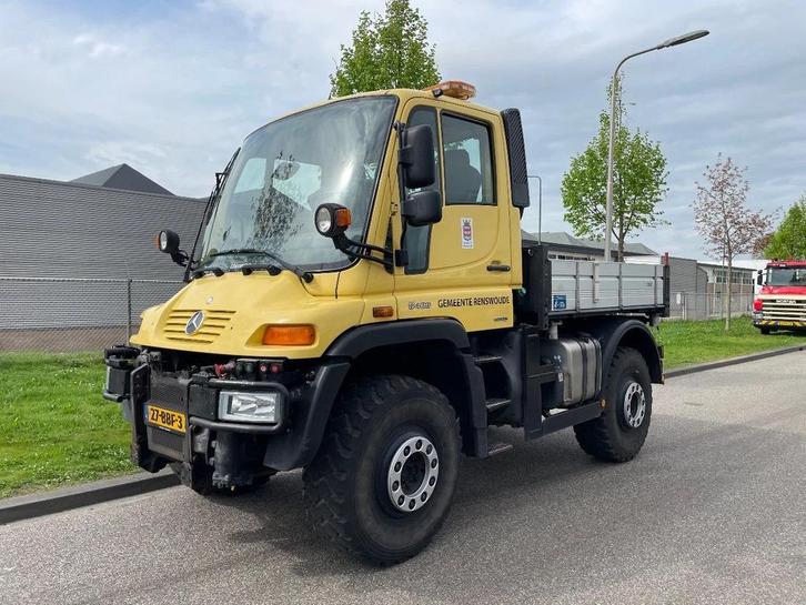 Mercedes-Benz unimog U400, Auto's, Vrachtwagens, 4x4, ABS, Airconditioning, Trekhaak, Mercedes-Benz, Diesel, Automaat, Overige kleuren
