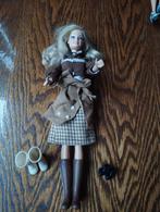 Barbie pop vintage herfstoutfit extra laarsjes/schoentjes, Ophalen, Zo goed als nieuw, Pop