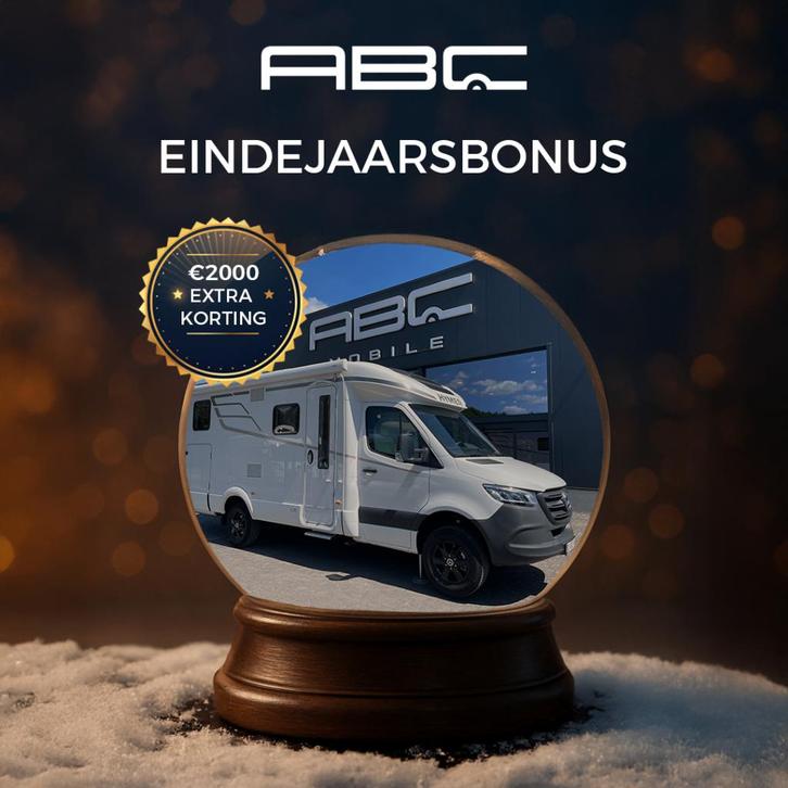 Hymer B-MC T 580 - Dakairco - E&P Levelsysteem - Trekhaak, Caravans en Kamperen, Mobilhomes, Bedrijf, tot en met 4, Half-integraal