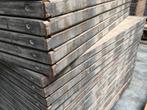 Steenschotten houten platen douglad, Ophalen, Gebruikt, Planken