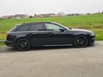 Audi A6 avant full sline full option, Auto's, Zwart, Emergency brake assist, Alcantara, Zwart