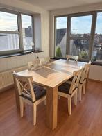 Table à manger + 6 chaises, Huis en Inrichting, Tafels | Eettafels, Ophalen, Gebruikt, 50 tot 100 cm, 100 tot 150 cm