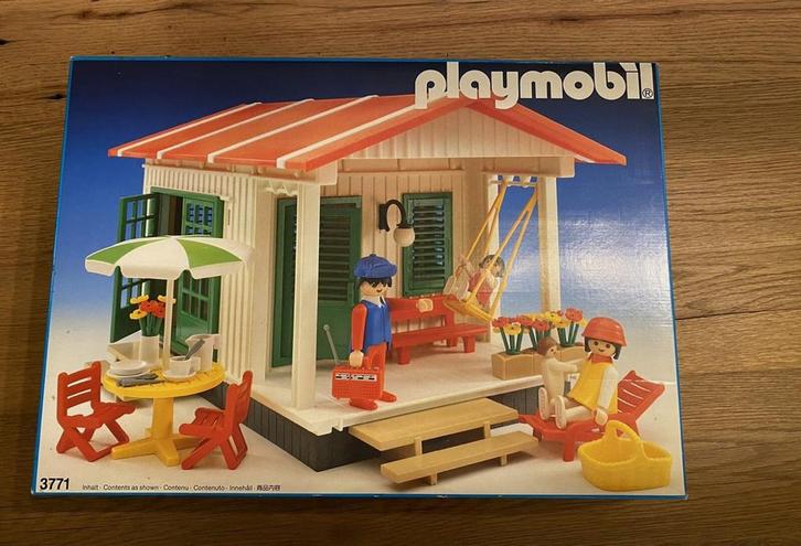 Playmobil 3771 vakantiehuisje - 1987, Enfants & Bébés, Jouets | Extérieur | Cabanes d'enfant, Utilisé, Enlèvement ou Envoi