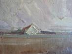 José Van Gucht, 1913-1980, paneel, 31 x 46, landschap, Antiek en Kunst, Ophalen of Verzenden