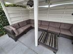 Loungeset 7 personen, Tuin en Terras, Ophalen, Gebruikt, Rotan, Bank