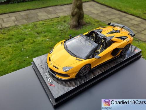 MR Collection 1/18 1 of 1 Lamborghini Aventador SVJ Roadster, Hobby en Vrije tijd, Modelauto's | 1:18, Nieuw, Ophalen of Verzenden