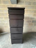 Zwarte ladekast Ikea, 25 à 50 cm, 5 tiroirs ou plus, Enlèvement, Utilisé